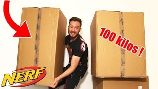 OUVERTURE DE COLIS DE 100 KILOS NERF SURPRISE [upl. by Karalee]