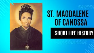 Short Life History of St Magdalene of canossian saintvideos religion [upl. by Thanos865]