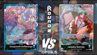 OP085 Doffy vs Bonney KAOS Locals Round 2 One Piece TCG POV [upl. by Llenil520]