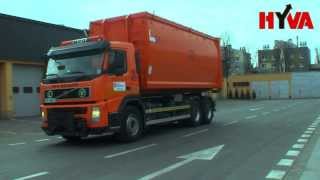 Hakowiec Hook loader Hyva Lift na VOLVO [upl. by Taggart]