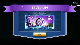 Microsoft Solitaire Collection  Spider  Level 1400 Diamond Grandmaster 181 [upl. by Einahpetse]