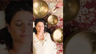 pov banho sonoro com tigelas tibetanas ✨🙌🏻 asmr soundhealing dormir relax [upl. by Knapp540]