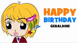 HAPPY BIRTHDAY GERALDINE [upl. by Meares]