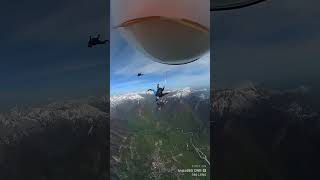 Guy Leads Formation During a Skydiving Jump [upl. by Odraleba]