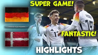 Germany u21 vs Denmark u21  International Friendly  Highlights 15112024 [upl. by Anaitsirk538]