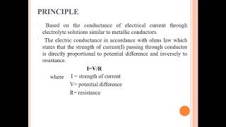 Conductometry Basics 1 [upl. by Atiz273]