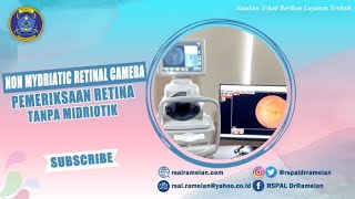 NON MYDRIATIC RETINAL CAMERA  PEMERIKSAAN RETINA TANPA MIDRIOTIK [upl. by Asylem]