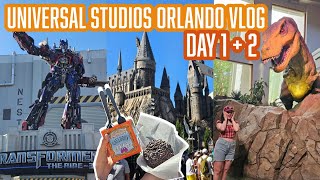 Universal Studios Orlando Vlog Day 12 ✈️🎢┃My very first time at Universals [upl. by Buine579]