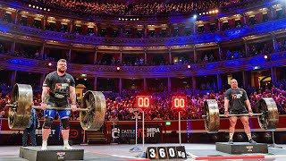 Hooper equals WORLD RECORD 360kg790lbs Axle Deadlift [upl. by Oriaj]