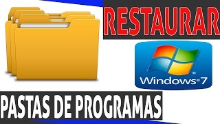 Como recuperar  restaurar arquivos no WINDOWS 7 15 [upl. by Rinum]