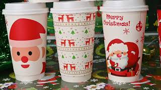 Celebrate the Season with Our New Christmas Paper Cups！ [upl. by Elisha]