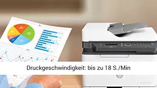 HP Color Laser 179fnw MultifunktionsFarblaserdrucker Drucker Scanner Kopierer Fax WLAN [upl. by Dawson]