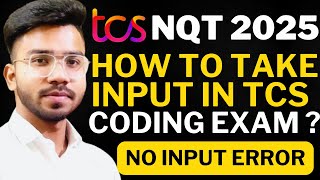 How to take Input in TCS Coding Question   JAVA  C  PYTHON [upl. by Johan]