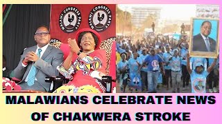 MALAWIANS CELEBRATE NEWS OF CHAKWERA STROKE [upl. by Adnaral234]