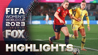 Spain vs Sweden Highlights  2023 FIFA Womens World Cup  Semifinals [upl. by Gilder636]