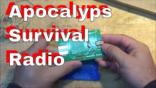 Apocalypse fox hole germanium diode radio Yup its not bad for £10 [upl. by Nitsirk]