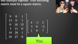 Encoding and Decoding Using Matrices [upl. by Adnwahsat]