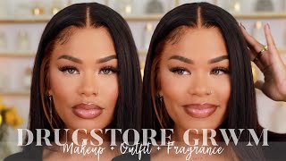 drugstore grwm  makeup outfit amp fragrance  arnellarmon [upl. by Naara911]