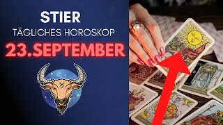 Kommt eine Veränderung 😨😱 Horoskop  Stier  23September 2022 [upl. by Lia]