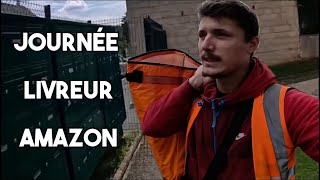 VLOG  UNE JOURNÉE AVEC UN LIVREUR AMAZON [upl. by Bunnie479]