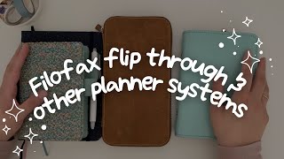 Filofax flip through amp other planner systems  heartsfailing [upl. by Notnats462]