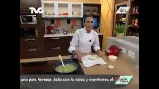 Receta para preparar Ravioles en Salsa Ligera de Poblano [upl. by Annirok598]