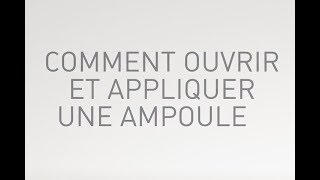 Soins de la peau – Comment ouvrir et appliquer une ampoule [upl. by Adnerb710]