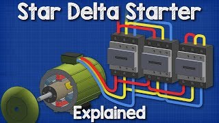 Star Delta Starter Explained  Working Principle [upl. by Alger]