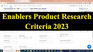 Enablers Product Research Criteria 2023  How to create a Product Database with easy steps [upl. by Lerual]