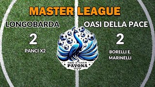 LONGOBARDA VS OASI DELLA PACE MASTER LEAGUE18°GIORNATA [upl. by Ayotahs995]