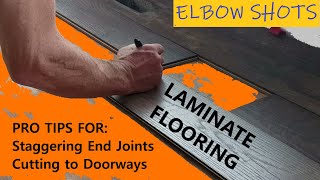 Laminate Flooring  End Joints Doorways Last Row and Transitions  SECRETS TO PRO RESULTS [upl. by Arodoet137]