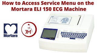 How to Access the Service Menu on the Mortara ELI 150250 ECG Machine [upl. by Jobe929]