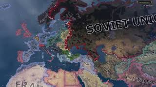 NonHistorical Mode Made Actually Playable HOi4 Timelapse [upl. by Zelle707]