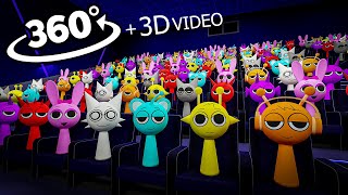 Incredibox Spurnki 360° 3D Experience CINEMA HALL 3D VR Animation [upl. by Adyahs]