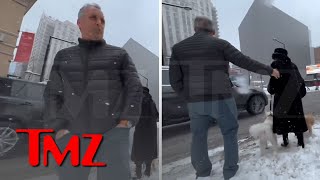 Impractical Jokers Joe Gatto Defends Women From AntiFur Activist On Video  TMZ [upl. by Marchall]