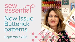 New Butterick Sewing Patterns  September 2021 [upl. by Basil9]