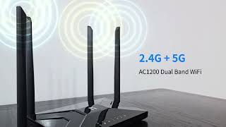 netis NC65  AC1200 Wireless Dual Band Gigabit Router [upl. by Raji]