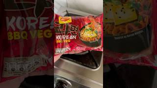 MAGGI korean BBQ VEG 🥵 foodie mukbang ramen streetfood [upl. by Plafker526]