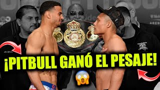 ¡FUEGOO 🔥 TENSO PESAJE entre Rolando ROMERO y PITBULL CRUZ 😳 [upl. by Dachi973]