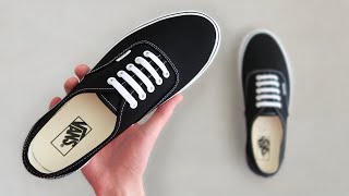 Como Amarrar Las Zapatillas En Rectas VANS AUTHENTIC [upl. by Mateusz189]