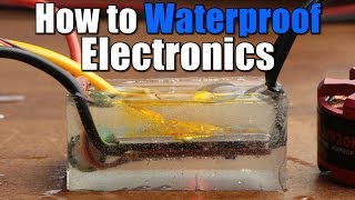 How to Waterproof Electronics  Nail Polish Silicone Potting Compound [upl. by Akenehs696]