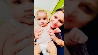 Dance on HAWAN KARENGE song by 4 months old girl💕❤️ [upl. by Rhys]