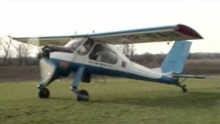 PZL Wilga Aircraft Airplane Extreme STOL Landing [upl. by Ocirema]