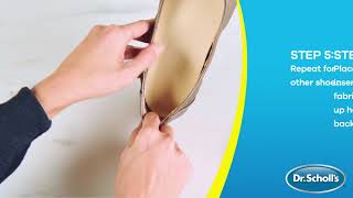 Dr Scholls  How To Use Stylish Step® Insoles for Everyday Flats [upl. by Palmer198]