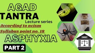 Asphyxia part 2 Agadtantra Lecture Series  My BAMS Journal  ayurveda [upl. by Berey]