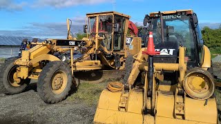 subiendo retrocargador ala cama baja cat Caterpillar 416 e [upl. by Oilasor]