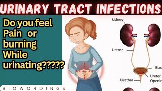 Urinary tract infectionsUTIs in 2 min  Risk factors causes Symptoms amp treatment by biowordings [upl. by Walworth]