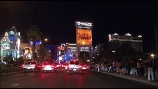 1717 The Las Vegas Strip at Night Video 1351 Remixed [upl. by Carolynn]