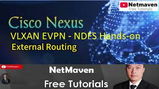 3 Nexus VXLAN EVPN NDFC Handson  External Routing [upl. by Ritter216]