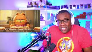 GARFIELD IS CHRIS PRATT  The Garfield Movie Trailer Reaction [upl. by Alphonse875]